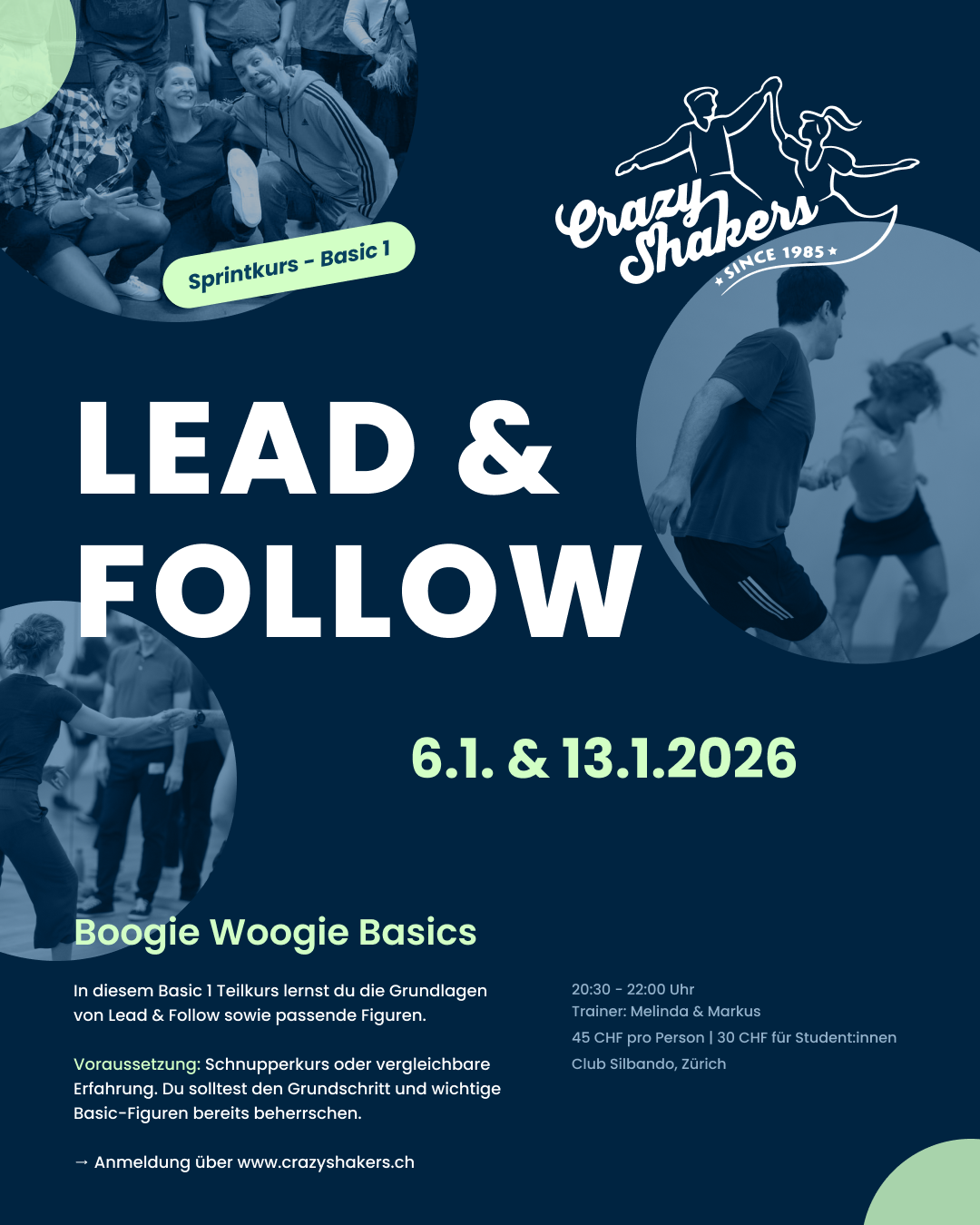 Boogie Basics – Lead & Follow