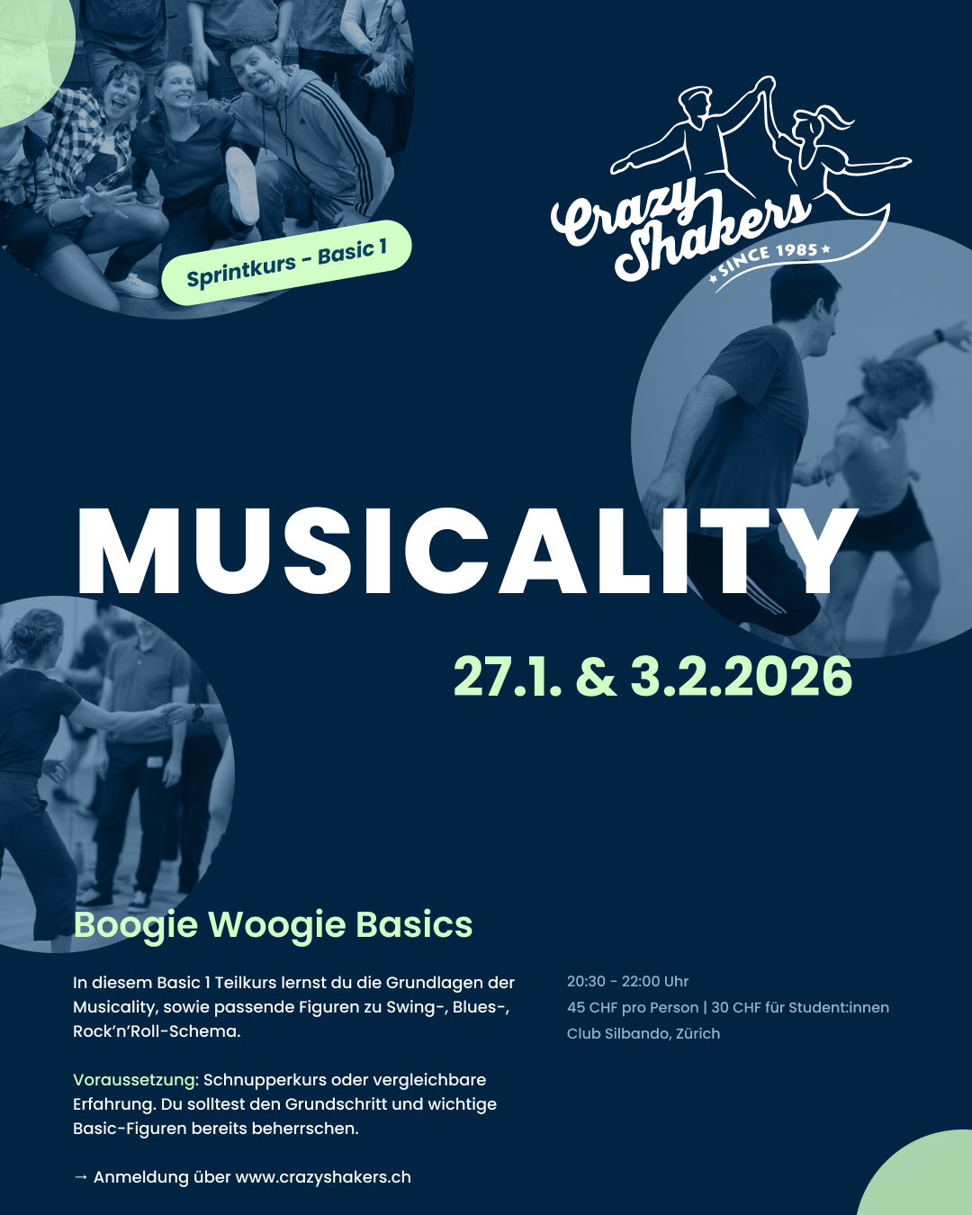Boogie Basics Sprintkurs – Musicality
