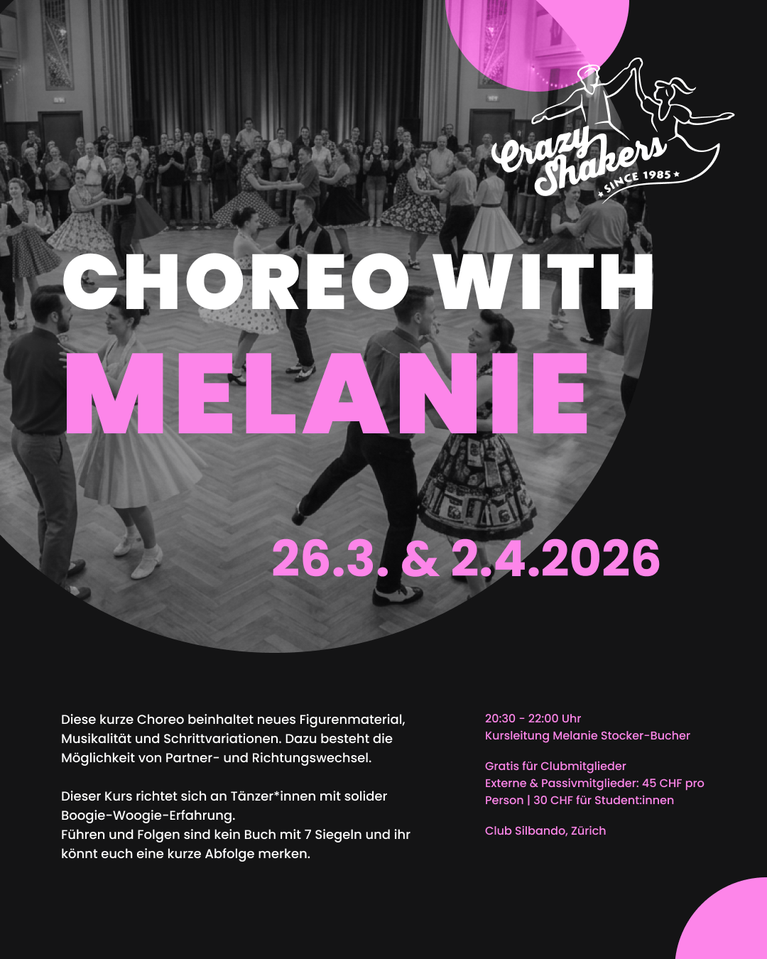 Choreo-Kurs mit Melanie