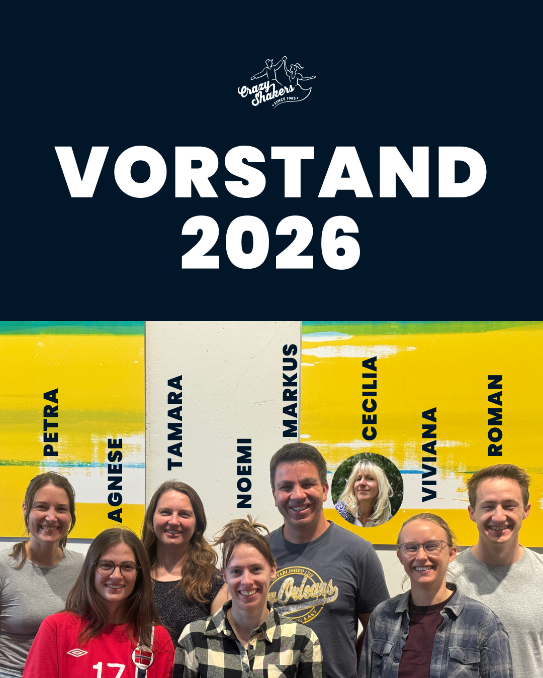 Crazy Shakers Vorstand 2026