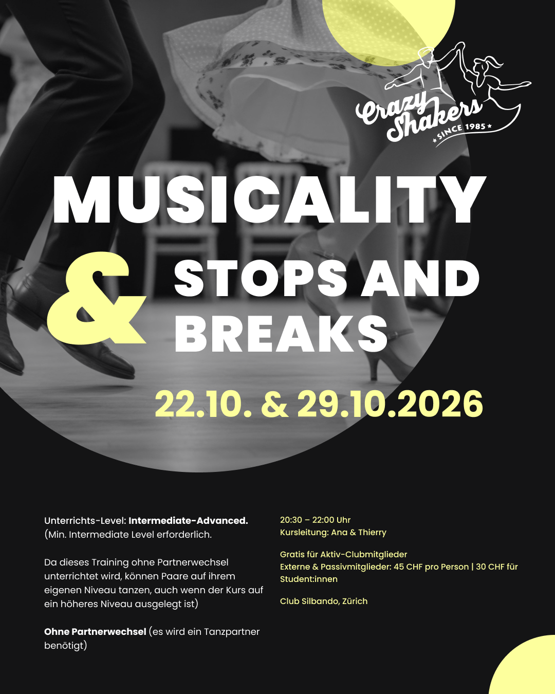 Musicality & Stops and Breaks